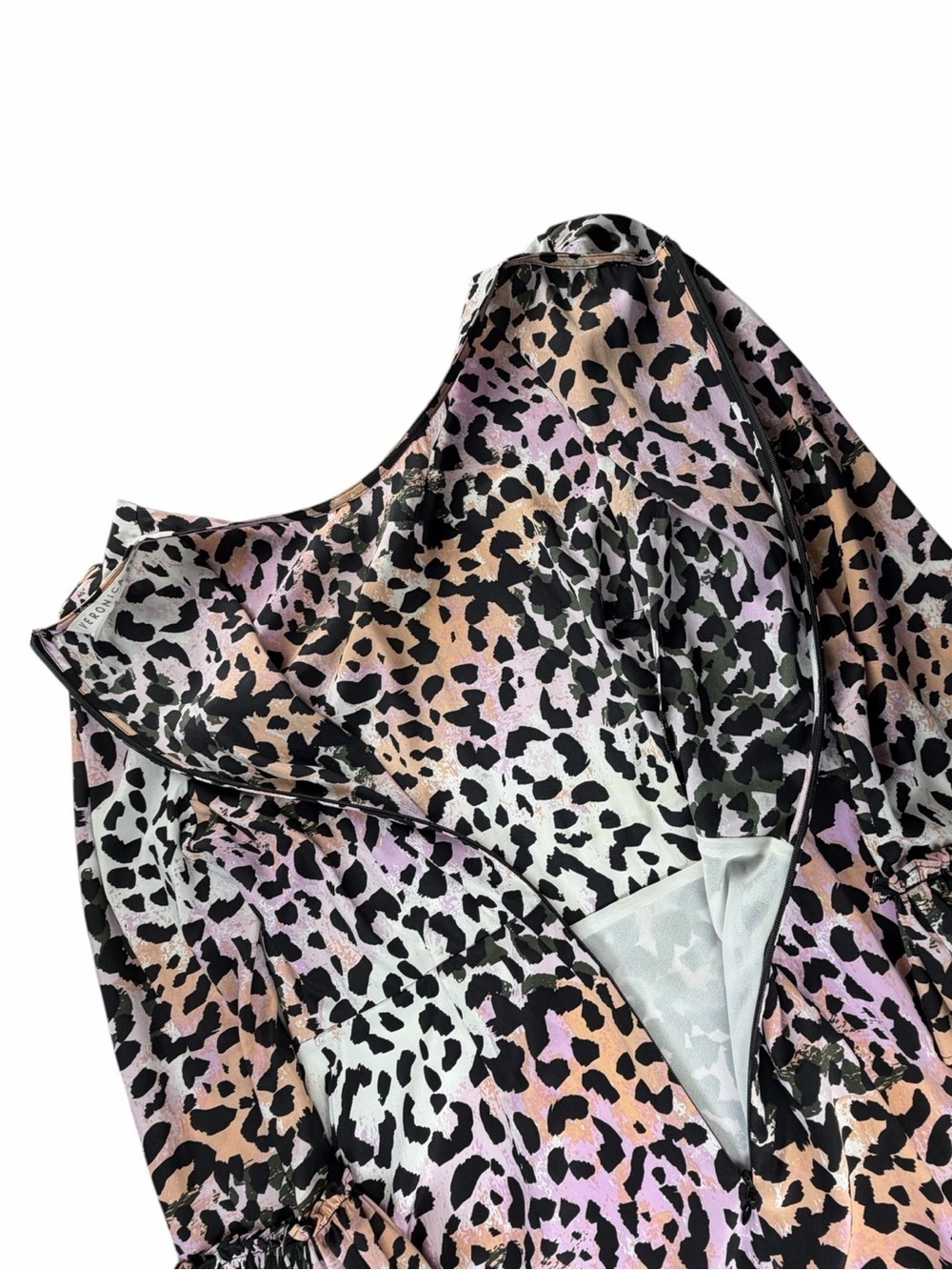Veronica Beard Women’s Silk Tamar Watercolor Leopard Lilac Dress Size 2/XS - Picture 12 of 12